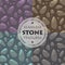 Stone textures set