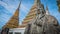 Stone Thai - Chinese style sculpture and thai art architecture in Wat Phra Chetupon Vimolmangklararm (Wat Pho) temple