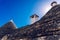 Stone tiles cover the roofs of the trulli in Alberobello, an Italian city to visit on a trip to Italy