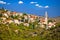 Stone vilage Lozisca on Brac island view