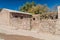 Stone wall and adobe house in Tilcara village in northern Argenti