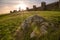 Stone Wall in Avila, Spain