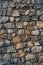 Stone Wall Made of Small Rocks