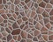 Stone wall pattern rough brown