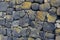 Stone wall. Rock stone texture. Blocks are bricks.