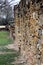 Stone Wall of Spanish Mission Espada