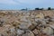 Stone walls prevent beach erosion