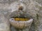 Stone washstand with drinking water of an Italian village