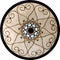 STONE WATER-JET MEDALLION Marble building decoration stone technology
