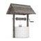 Stone and Wood Water Well. 3d Rendering