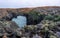 Stonebridge a volcanic stone arch at Arnarstapi, West Iceland