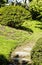 Stoned stairs in a japanese garden