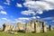 Stonehenge an ancient prehistoric stone monument near Salisbury, Wiltshire, UK. It was built anywhere from 3000 BC to 2000 BC.