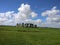 Stonehenge clouds day