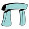 Stonehenge icon cartoon