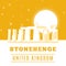 Stonehenge icon isolated on white background. Vector illustration