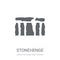 Stonehenge icon. Trendy Stonehenge logo concept on white background from Architecture and Travel collection