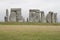 The Stonehenge megalithic monument