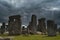 Stonehenge in the south of Great Britain