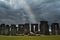 Stonehenge in the south of Great Britain