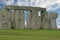 Stonehenge under a blue sky, England