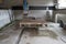 in the stonemason store there is a big circular saw to cut stones