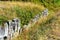 Stones as remains. Dacian fortress from Costesti, Transylvania, in the Carpathian Mountains