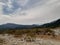 Stones at beachside in mountains