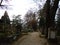 Stones dating from the eighteenth century in evangelical medieval cemetery