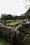 Stones at Din Lligwy ancient village in Anglesey