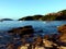 Stones at JoÃ£o Fernandes beach in BÃºzios, Rio de Janeiro, in the late afternoon.