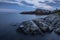 Stones at Ladoga Lake in Karelia, Russia