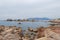 Stones landscape, Corsica island.