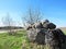 Stones near road, Lithuania