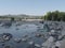 Stones on the River Ceno in Emilia Romagna, Italy