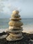 Stones stacked like tower