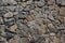 Stonewall, natural stone, close-up