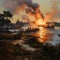 Stono Ferry Chronicle: Artistic Tribute to Revolutionary War\\\'s Epic Encounter