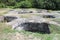 Stony bath in Roman therm in Dudince Spa