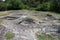 Stony bath in Roman therm in Dudince Spa