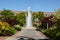 STONY BROOK, NEW YORK - 24 MAY 2015: Fountain in the Fine Arts Loop on the Stony Brook University Campus