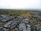 Stony coastline at Burren National Park