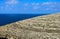 Stony landscape by the sea