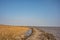 Stony path by the sea