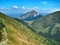 Stony peak Big Rozsutec in Little Fatra National Park. Slovakia, August 2018