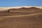 Stony road at the Peruvian desert