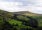 Stoodley pike monument in west yorkshire landscape