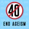 Stop ageism. And age discrimination in workplace. Stop negative age stereotypes. Vector illustration