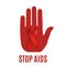 Stop AIDS background template.