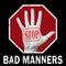 Stop bad manners conceptual illustration. Global social problem